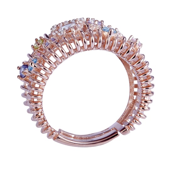 Orphelia Women's 925 Sterling Silver Ring - Rose ZR-7446