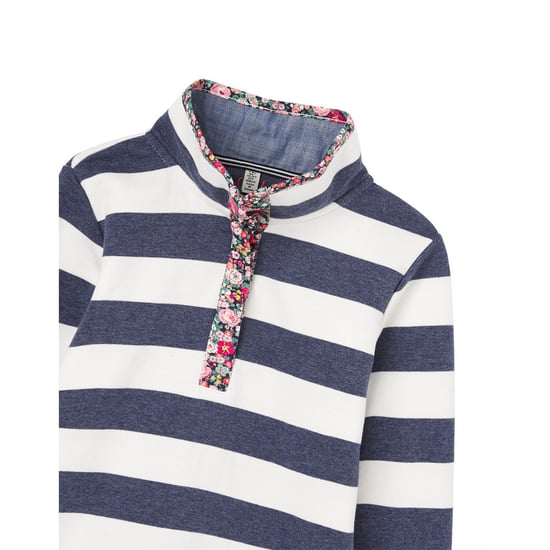 Joules Girls Saunton Funnel Neck Printed Sweatshirt