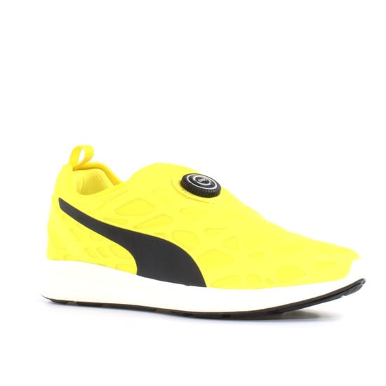 Puma Disc Sleeve Ignite Foam Yellow Textile Slip On Mens Trainers 360946 04