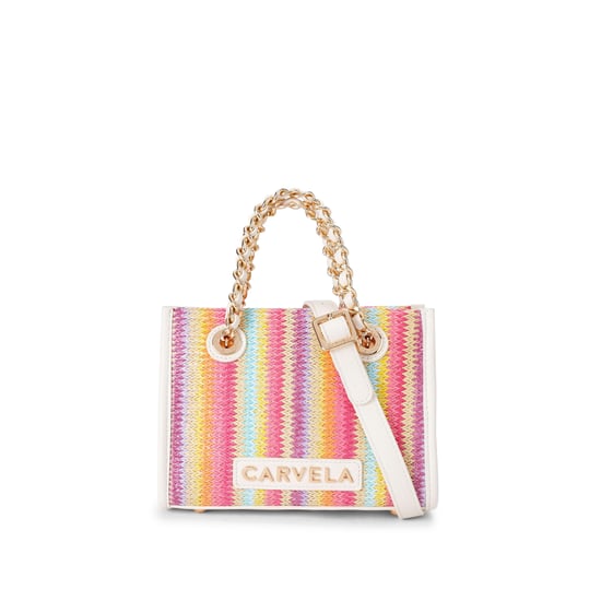 Carvela  Leila Raffia Mini Tote Bag