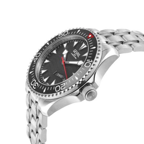 Gevril Men's Hudson Yards Swiss Automatic Black Watch - Image 3