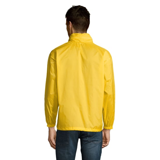 SOLS Unisex Surf Windbreaker Lightweight Jacket (Gold) - Image 4