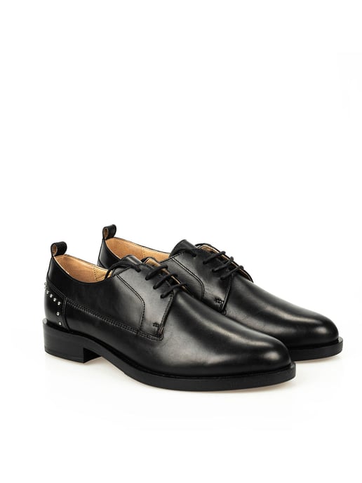 Geox Shoes Brogue Woman's Black - Image 2