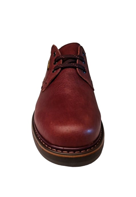 Man's Moccasin Shoe Riverty color red