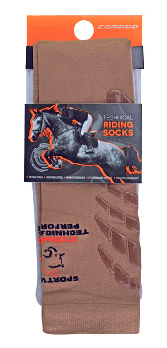 Comodo - Ladies Microfibre Knee High Horse Riding Equestrian Socks - Image 2