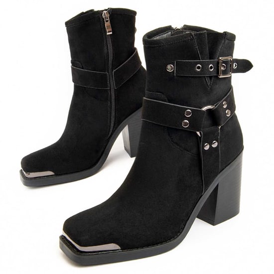 Montevita Heel Ankle Boot Town In Black