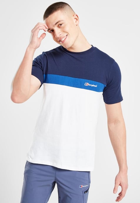 Berghaus Mens Triple Drop Colour Block T Shirt - Image 1