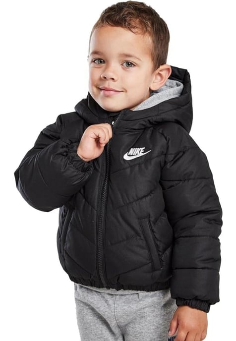 NIKE Core gewatteerd jack voor kinderen in zwart - Image 1