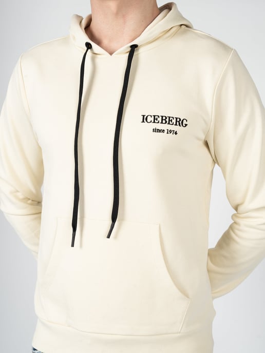 Iceberg Sweatshirt Hoodie Men's Beige - Image 5