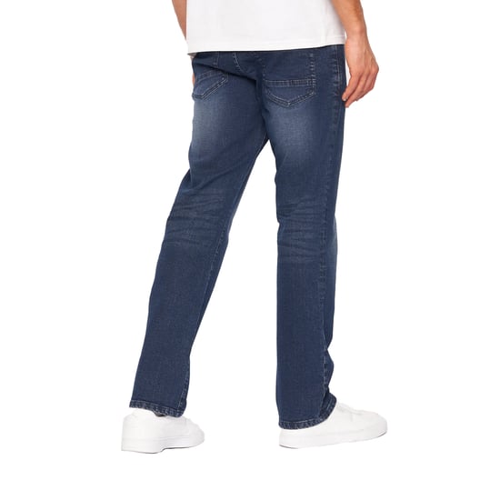 Crosshatch Heren Denim Jeans met print (Donkere wasbeurt) - Image 2