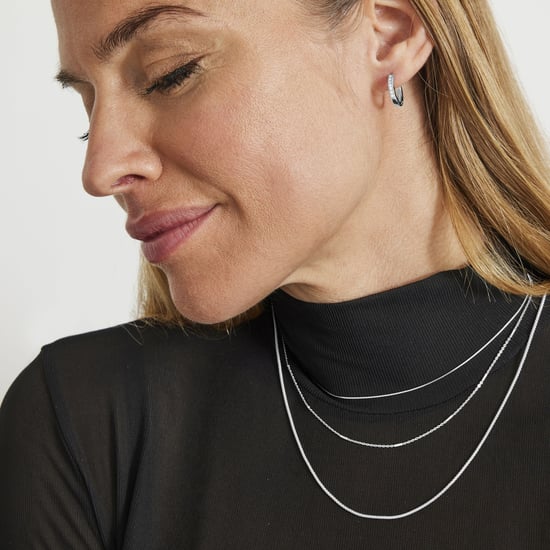 Luxenter Sterling Silver 925 rhodium plated necklace - Tartes