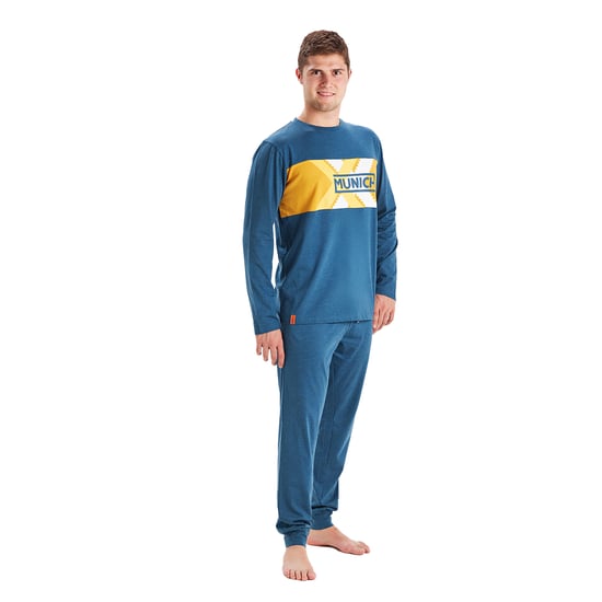 Winter pajamas long sleeve round neck MU1 men