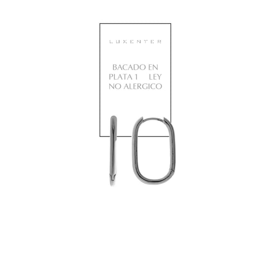 Luxenter Tosith rhodium plated earrings