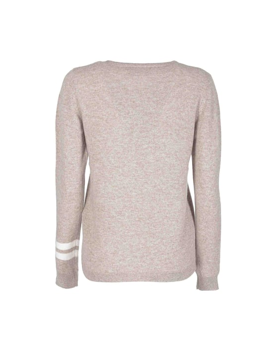 Crown Of Edinburgh Cashmere Crew Neck Sweater Stockbridge Camel K