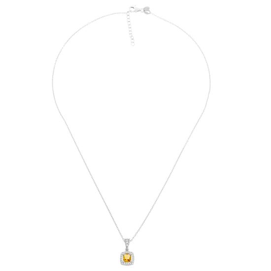 Orphelia 'Faustine' Women's 925 Sterling Silver Chain with Pendant - Silver ZH-7199/CH