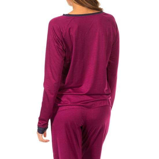 Long sleeve round neck t-shirt 1487904686 woman