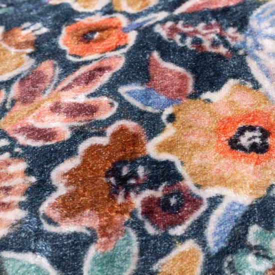Wylder Tropics Aquess Floral Velvet Cushion Cover - Image 4