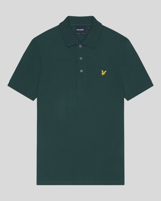 Lyle & Scott-logo op de borst Argyle blauwgroen poloshirt - Image 5