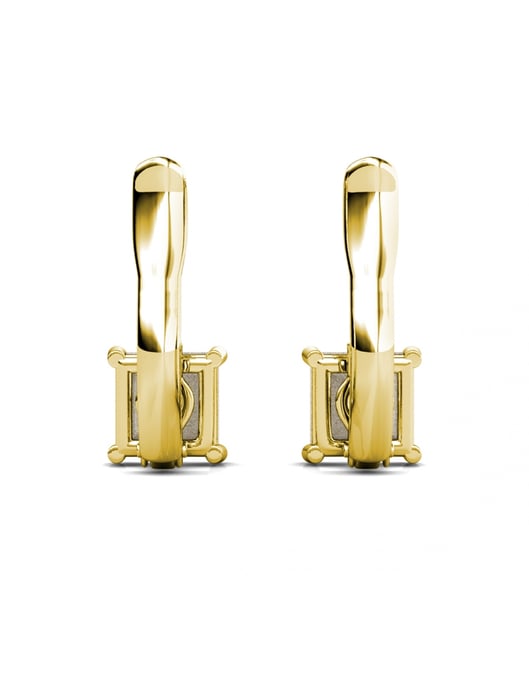 Fyrkantigt set och ask - guld och kristall - Image 6