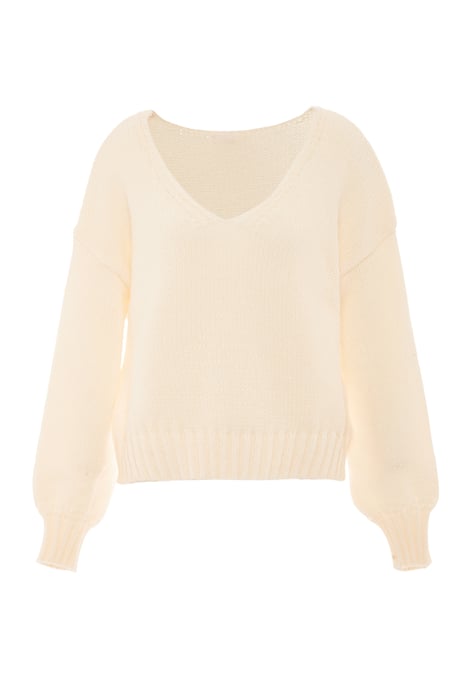 Mymo Pullover women off-white - Image 1