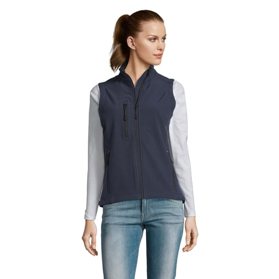 SOLS Dames/dames Rallye Soft Shell Bodywarmer Jacket (Franse marine) - Image 5