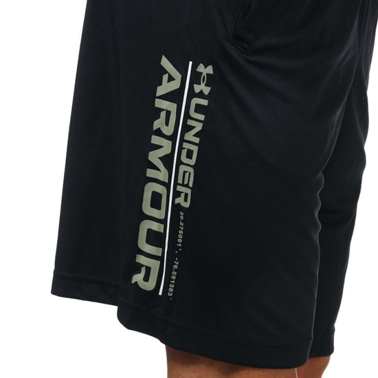 Men's Under Armour UA Tech Wordmark Shorts in Black - Image 5