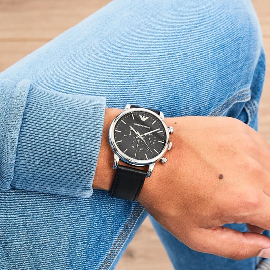 Emporio Armani Luigi Men's Black Watch AR1828