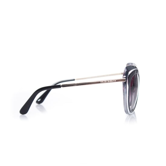 Överdimensionerade svarta solglasögon på transparenta glas - Image 4
