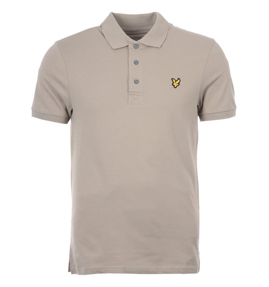 Men's Lyle And Scott Plain Organic Cotton Polo Shirt in Green - Image 1