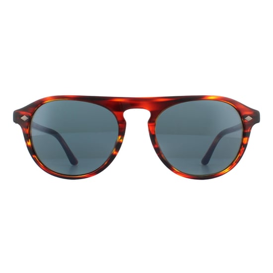 Giorgio Armani Sunglasses AR8096 5580R5 Striped Red Grey