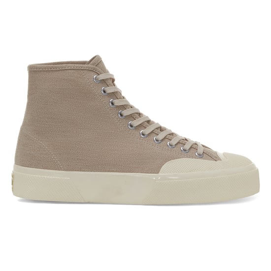 Superga Unisex Adult 2433 Csv Salt Pepper High Tops (Light Yellow/Off White) - Image 1