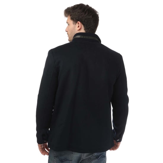 Men's Ted Baker Knowl Funnel Neck Field Jacket in Navy - Image 2