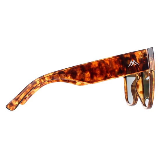 Montana Square Womens Shiny Havana G15 Green Polarized MP73C