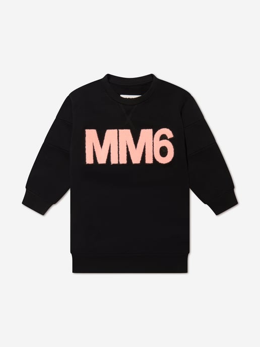 MM6 Maison Margiela Kids Logo Sweater Dress
