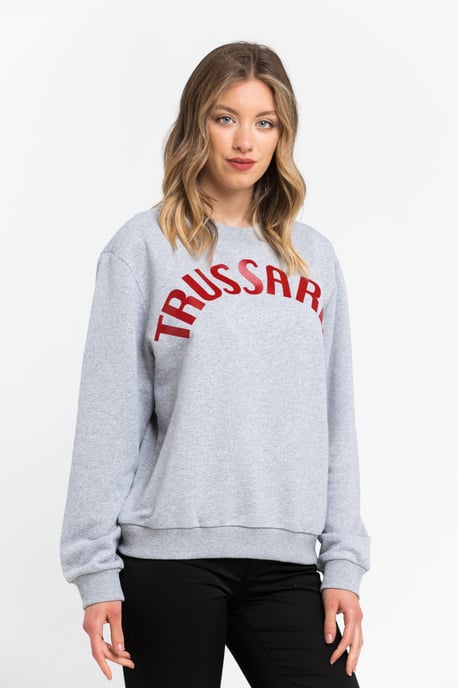 Trussardi Women's Gray Cotton Sweater
