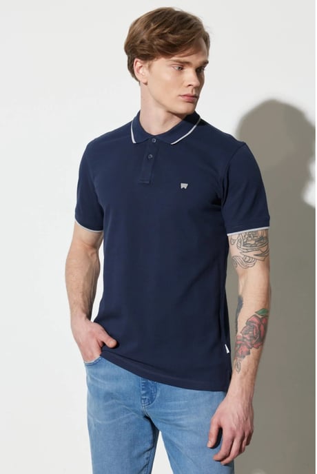 Wrangler - poloshirt marine - Image 1