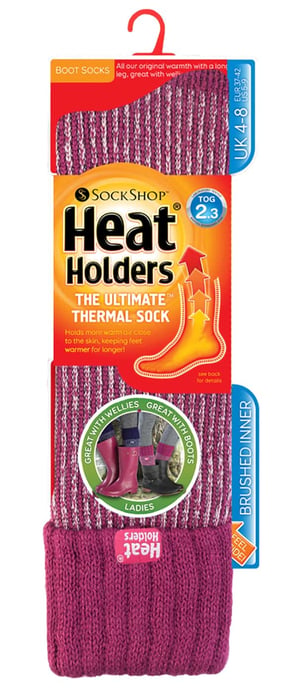 Heat Holders - Ribbade termostrumpor för damer - Image 2