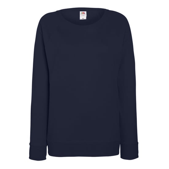 Fruit OF The Loom Dames Getailleerd lichtgewicht raglan sweatshirt (240 GSM) (Donker Marine) - Image 1