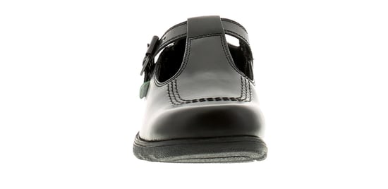 Kickers Womens Shoes Work School Fragma T Buckle Leather black