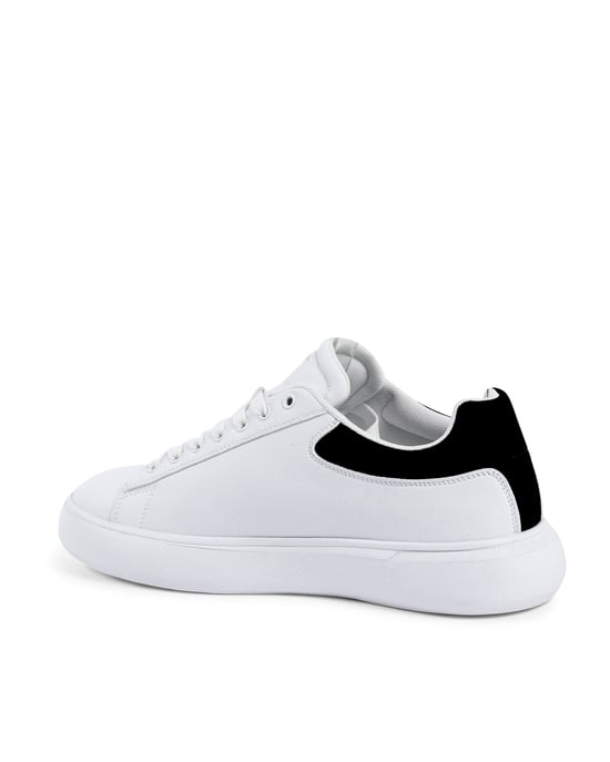 V Italia Mens Sneaker SNK 004 M White Black - Image 3