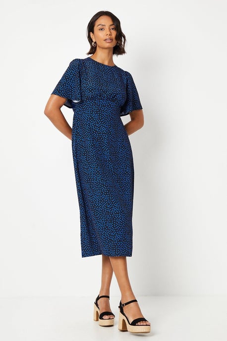Cobalt Spot Margot Dress