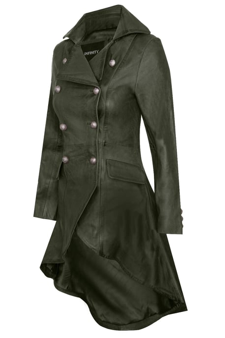 Womens Gothic Victorian Coat-Accra
