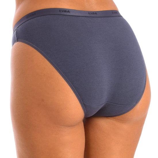 Pack-3 Panties Slips Coton Strech D4C17 woman
