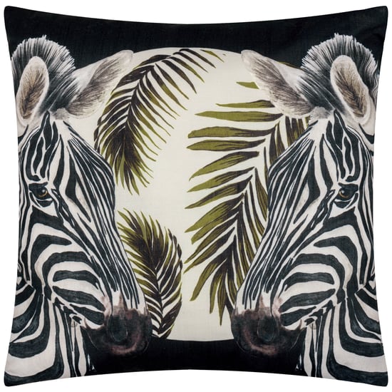 Paoletti Leopardis Zebra Woven Outdoor Cushion Cover - Image 1