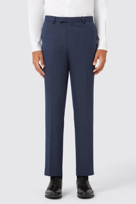 Neale Navy Jacquard Trouser TT x AM