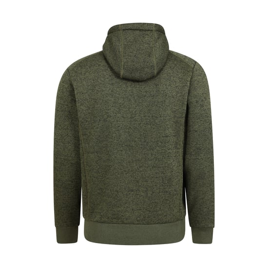 Mountain Warehouse Mens Nevis II Faux Fur Hoodie (Grön) - Image 2