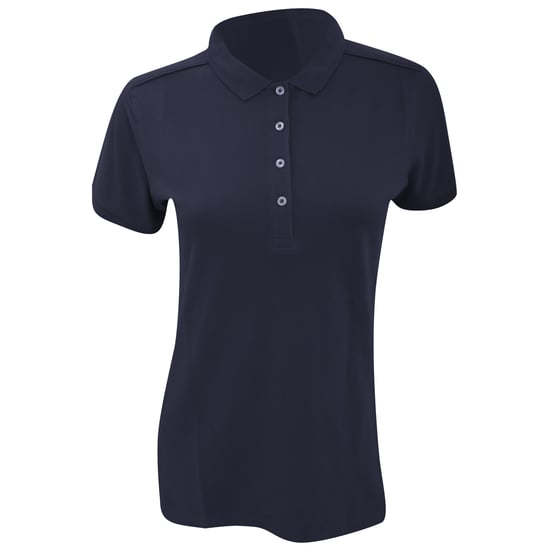 Russell Womens/Ladies Stretch Short Sleeve Polo Shirt (French Navy)