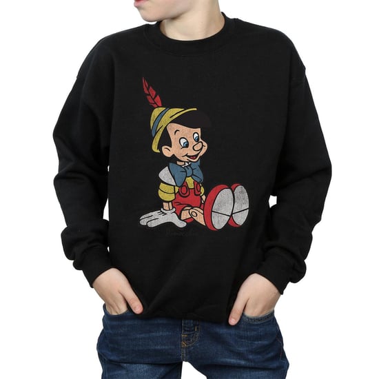 Disney Boys Pinocchio Classic Pinocchio Sweatshirt (Black)