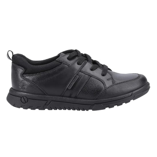 Hush Puppies Boys Steven Leather School Shoes (Black) - Image 1