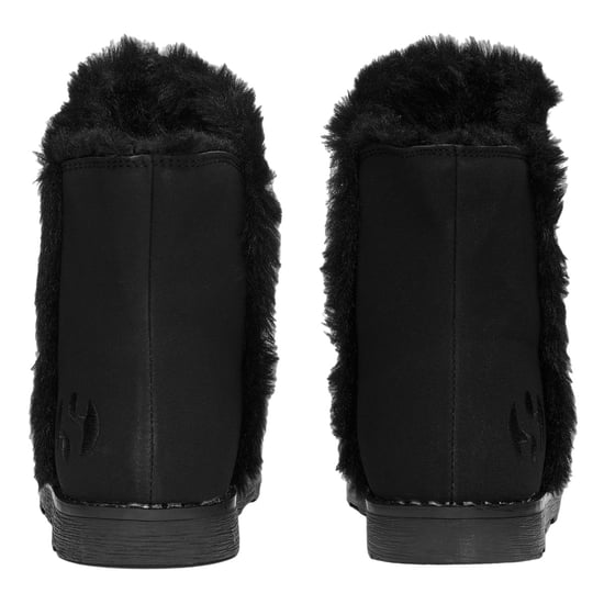 Superga Kinderen/Kinderen 4033 Suède Enkellaarsjes (Zwart) - Image 2
